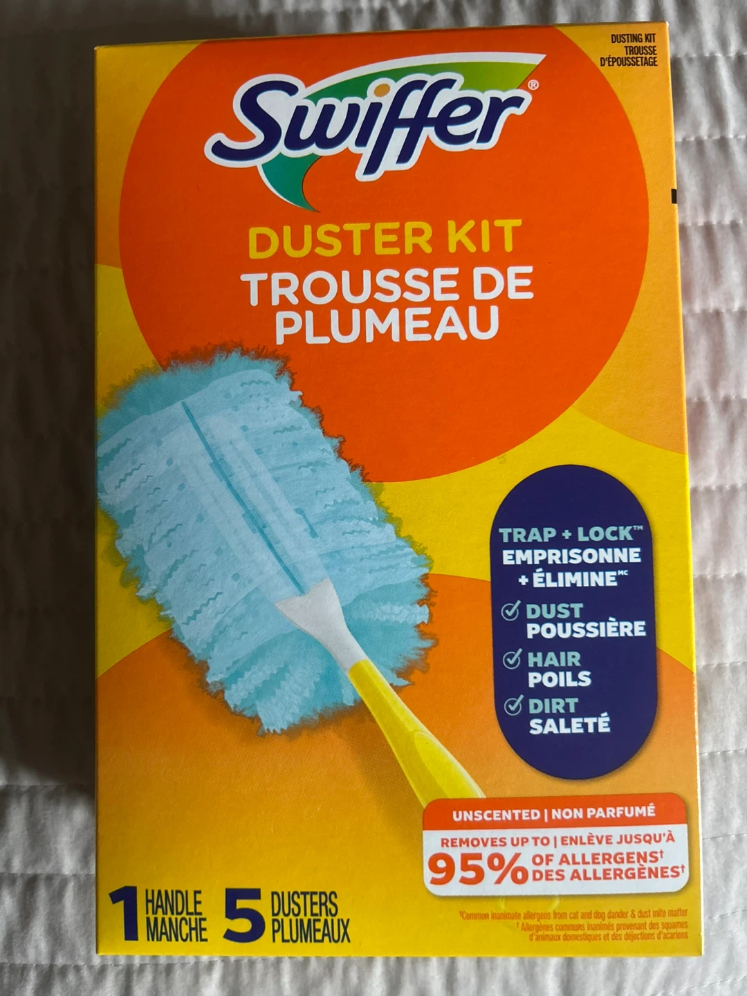 Swiffer Duster Kit with 1 Handle and 5 Dusters