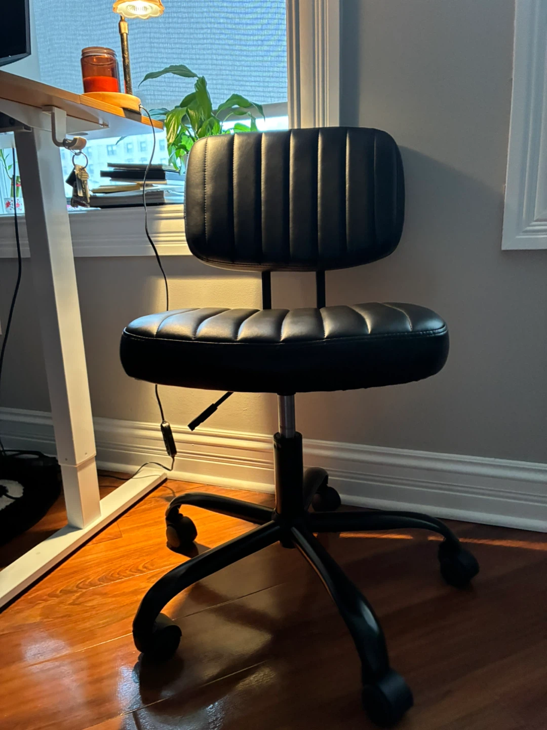 Brand New Black Rolling Desk Chair - photo 2