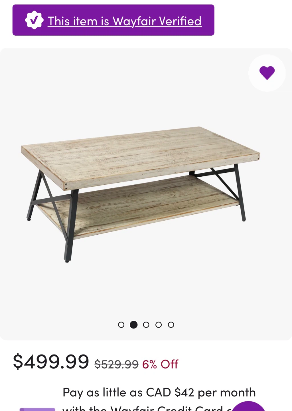 SOLID WOOD Coffee table - photo 4