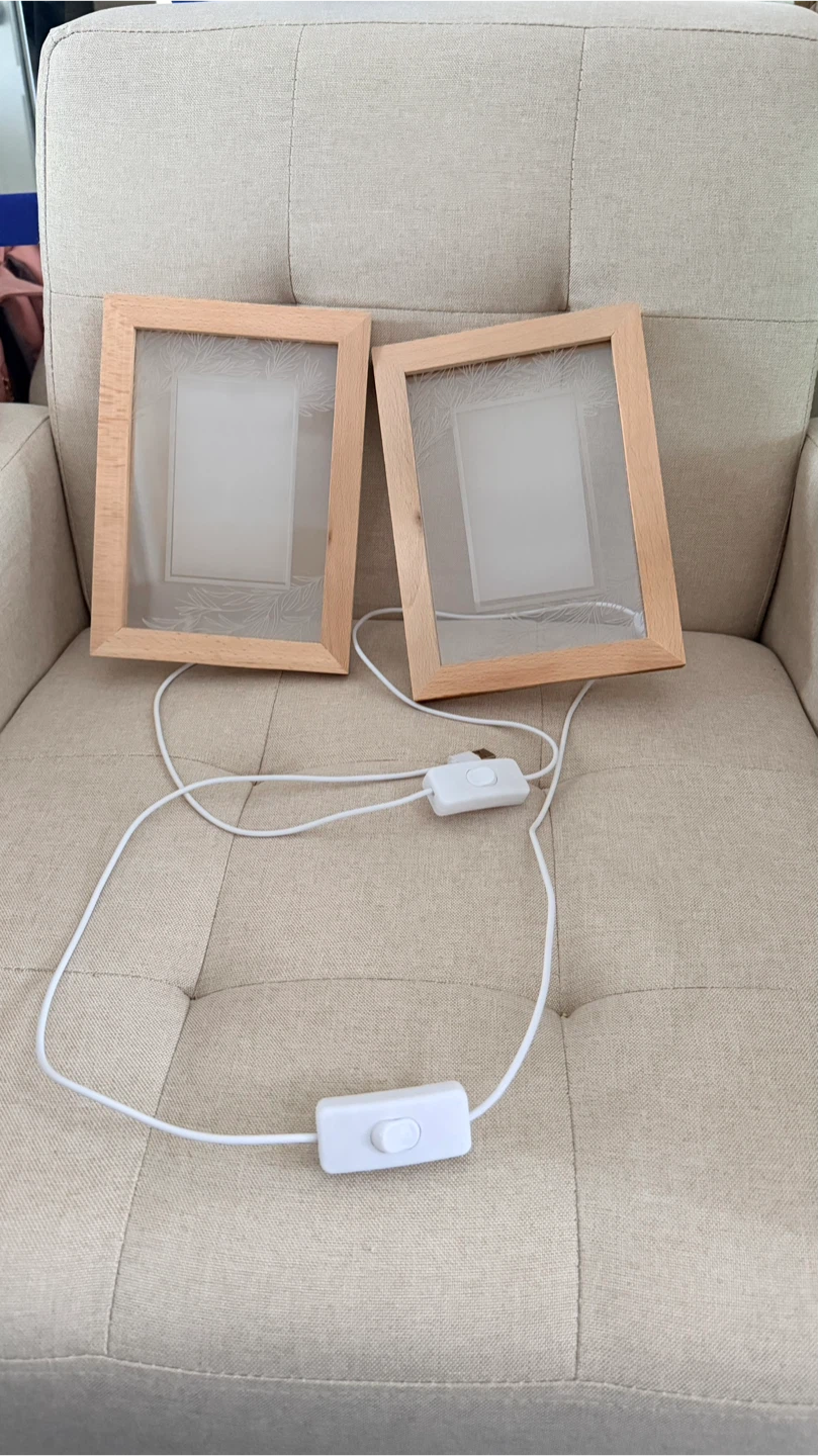 Pair of Light Up LED Picture Frames (USB) - photo 3
