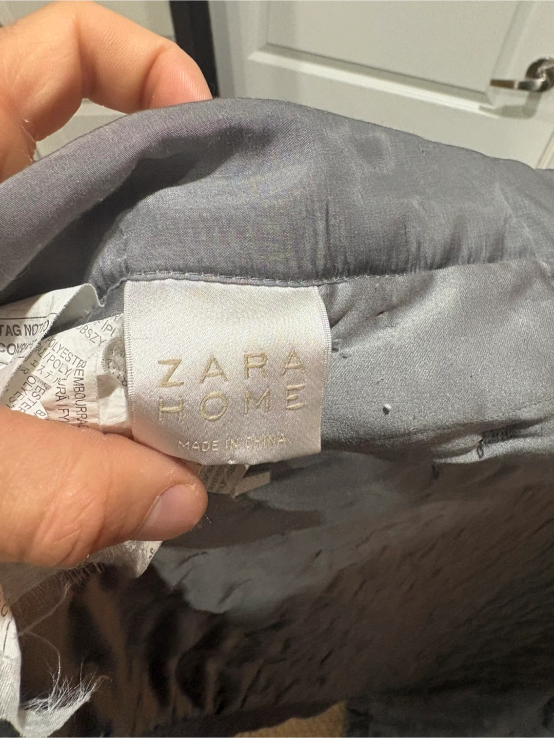 Zara Home Grey Quilted Comforter 230x250cm - photo 3