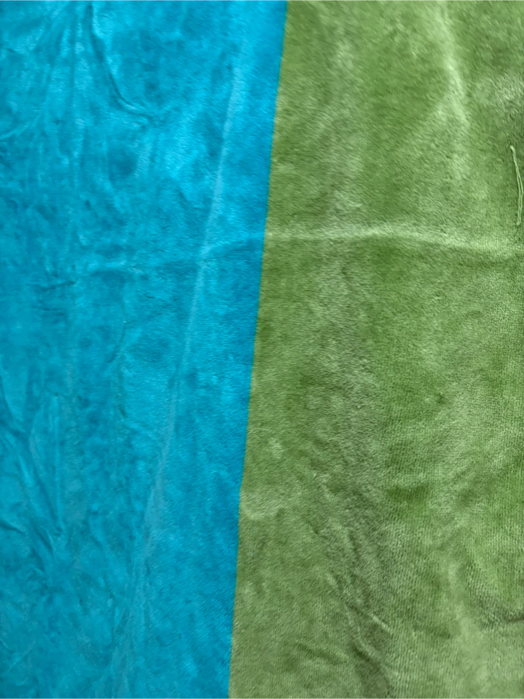 Pottery Barn Beach Towel - Blue & Green Stripes - photo 2