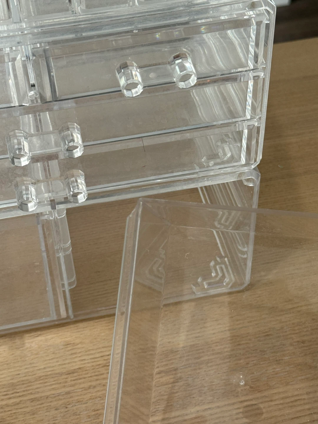 Clear Acrylic Makeup Organizer with Drawers - photo 4