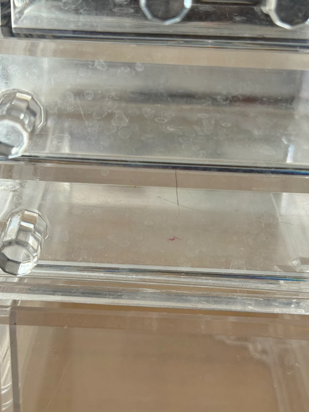 Clear Acrylic Makeup Organizer with Drawers - photo 3