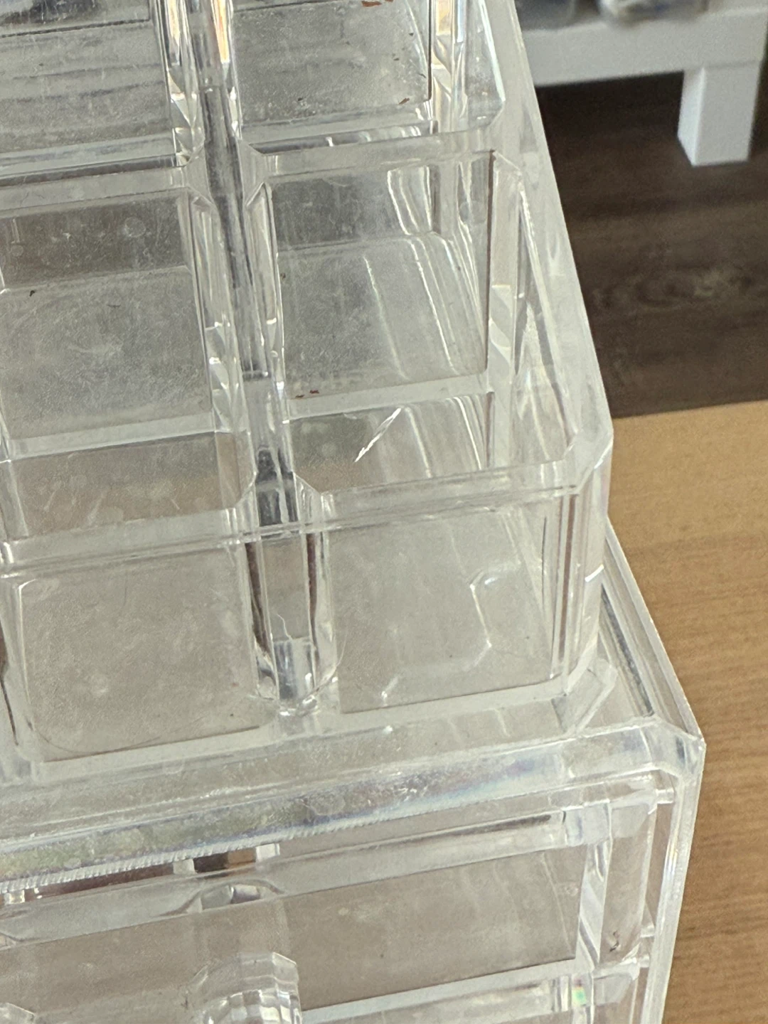 Clear Acrylic Makeup Organizer with Drawers - photo 2