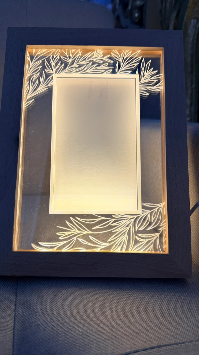 Pair of Light Up LED Picture Frames (USB) - photo 2
