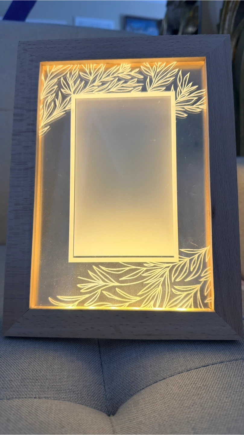 Pair of Light Up LED Picture Frames (USB)