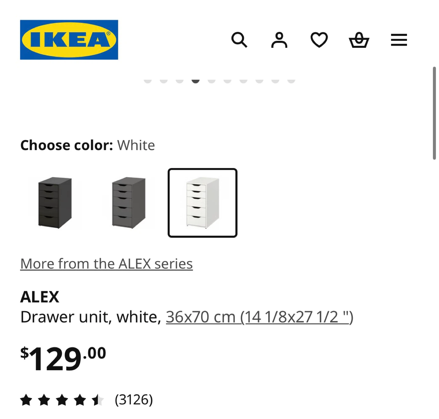 Set of 2 Ikea Alex Drawers and Desk Top - photo 3
