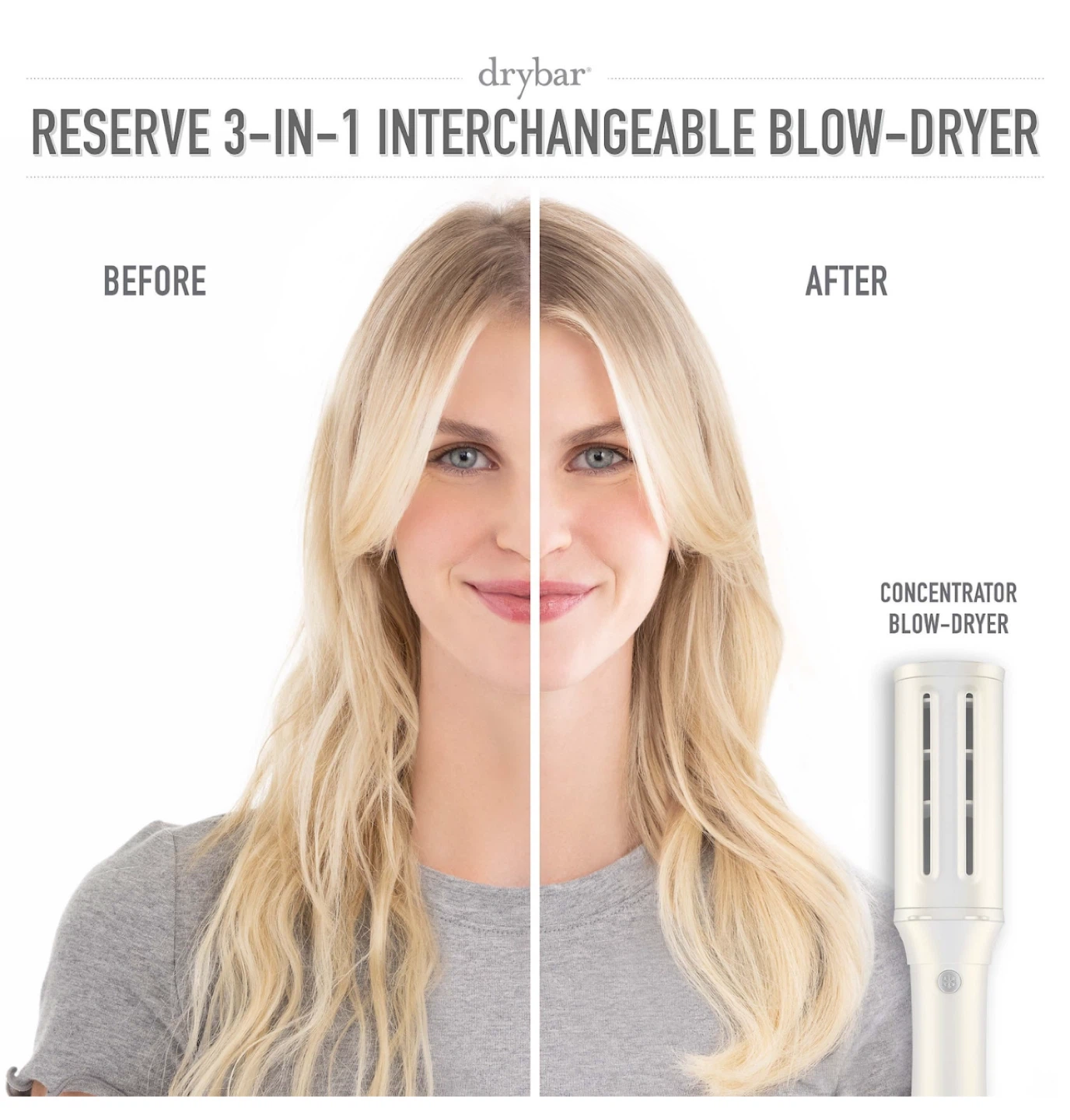 Drybar Reserve 3-in-1 Interchangeable Blow-Dryer (Brand New) - photo 4