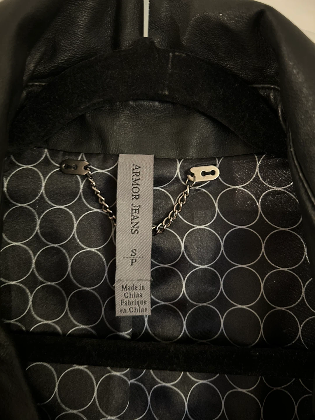 Black Leather Trench Coat - photo 2