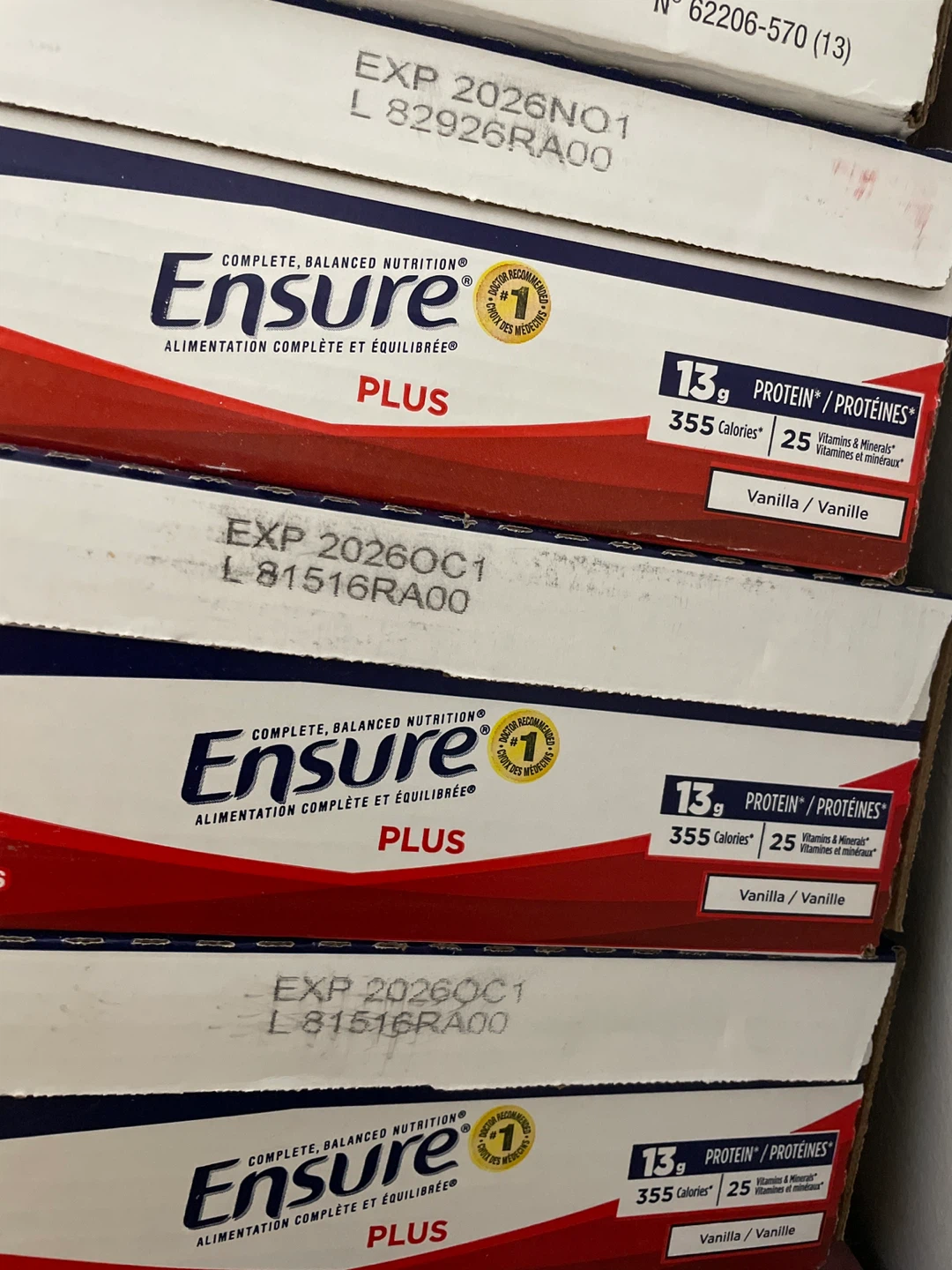 Ensure Plus Nutrition Drinks (Vanilla/Vanilla) - 12x235ml Cans - photo 2