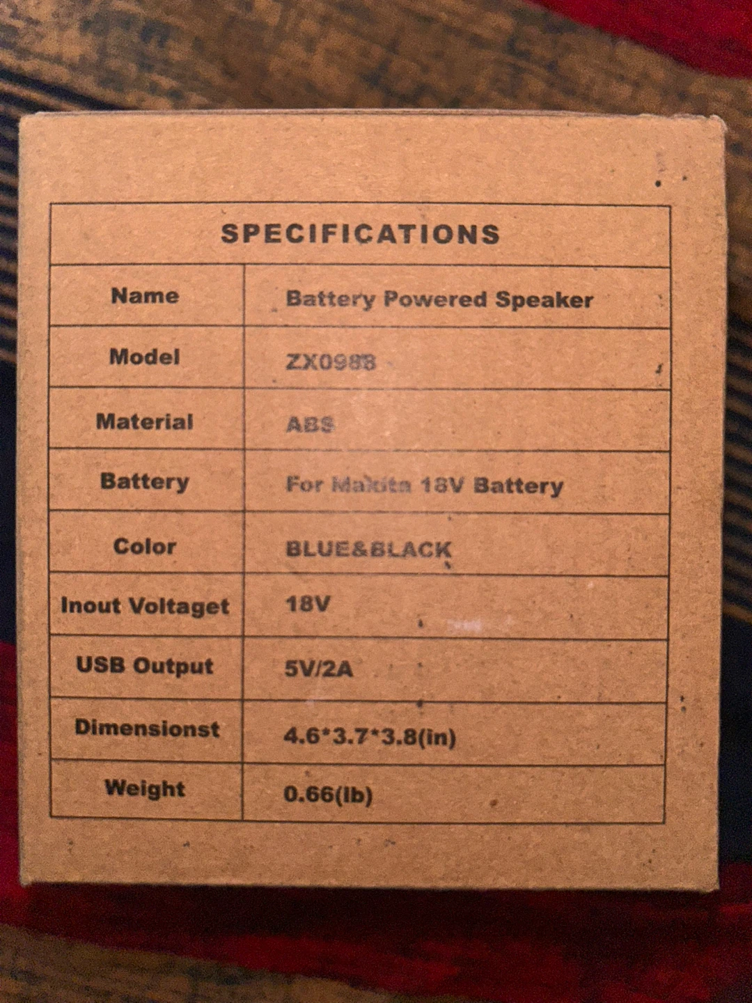 OHYES ZX0988 Battery Powered Bluetooth Speaker - photo 2
