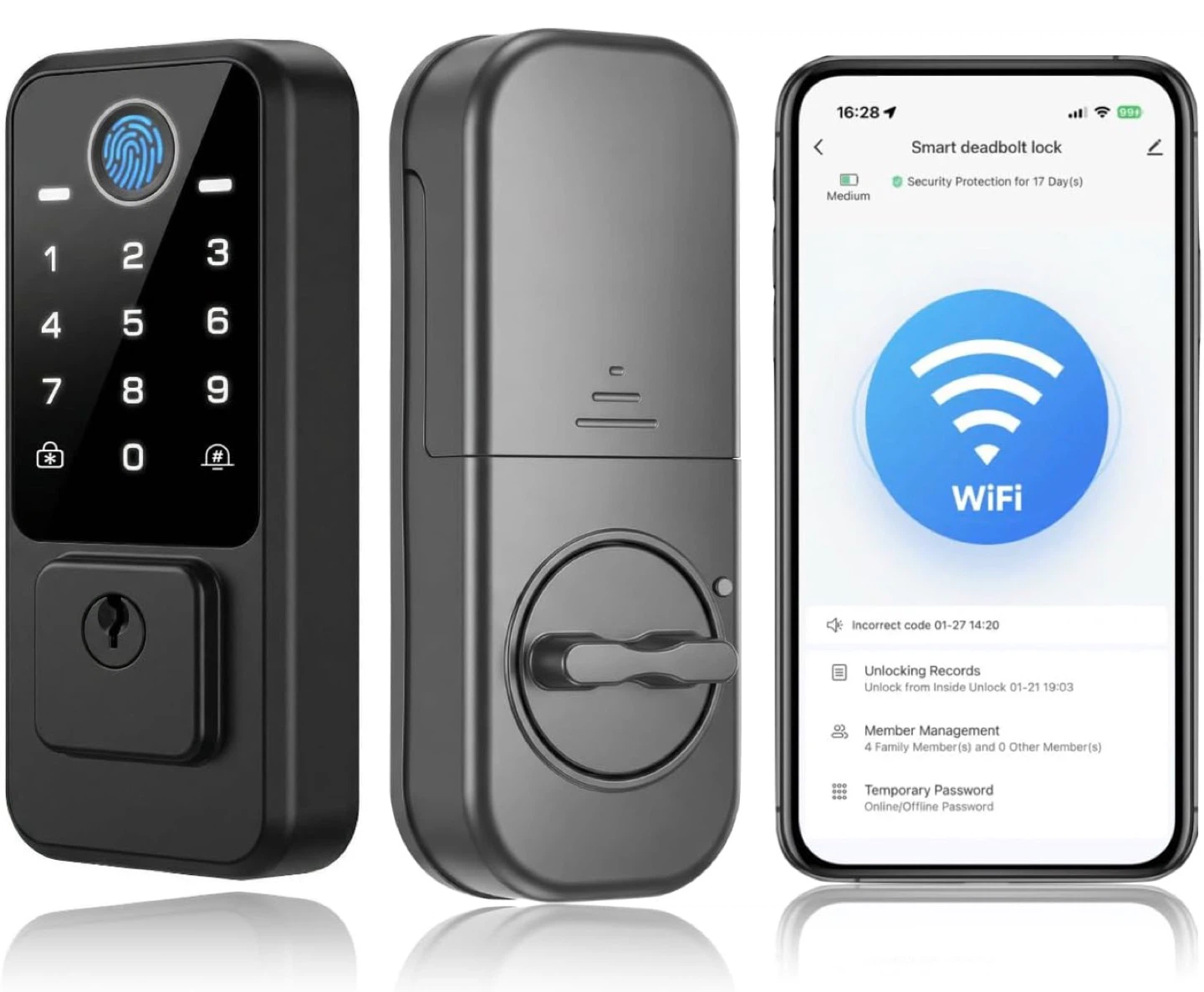 Smart Door Lock with Fingerprint and WiFi