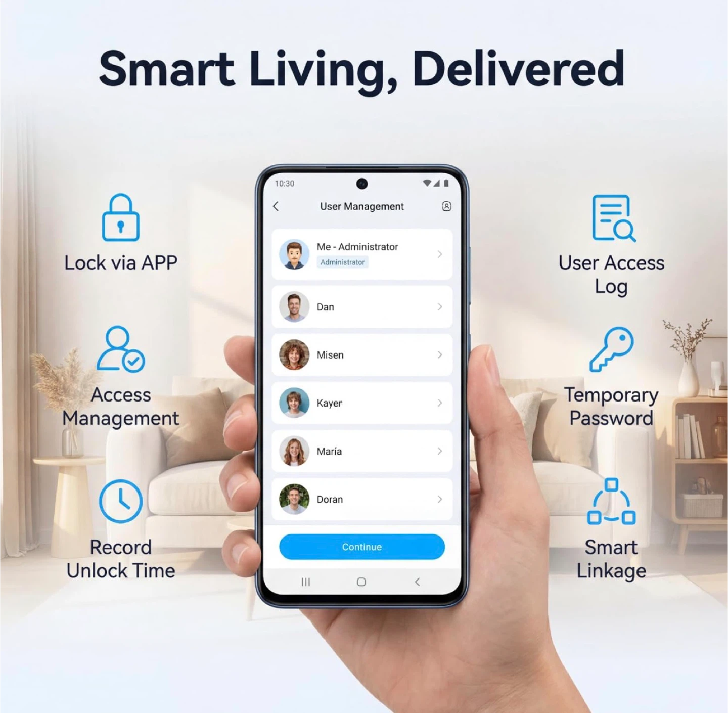 Smart Door Lock with Fingerprint and WiFi - photo 5