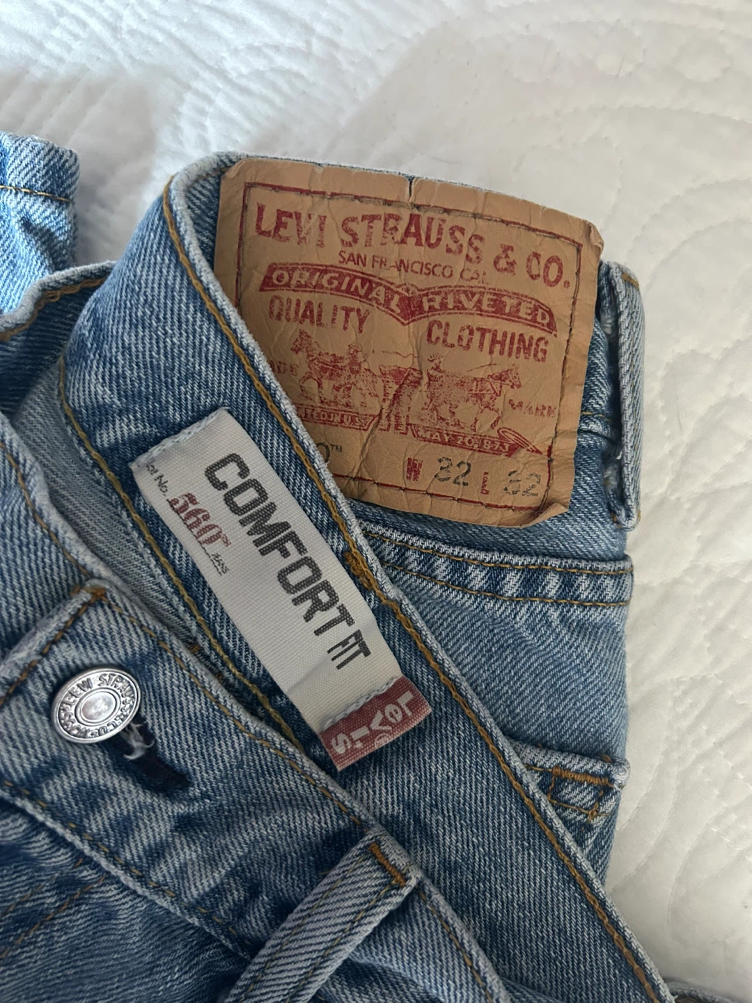 Levi's 560 Comfort Fit Jeans W32 L32 - photo 2
