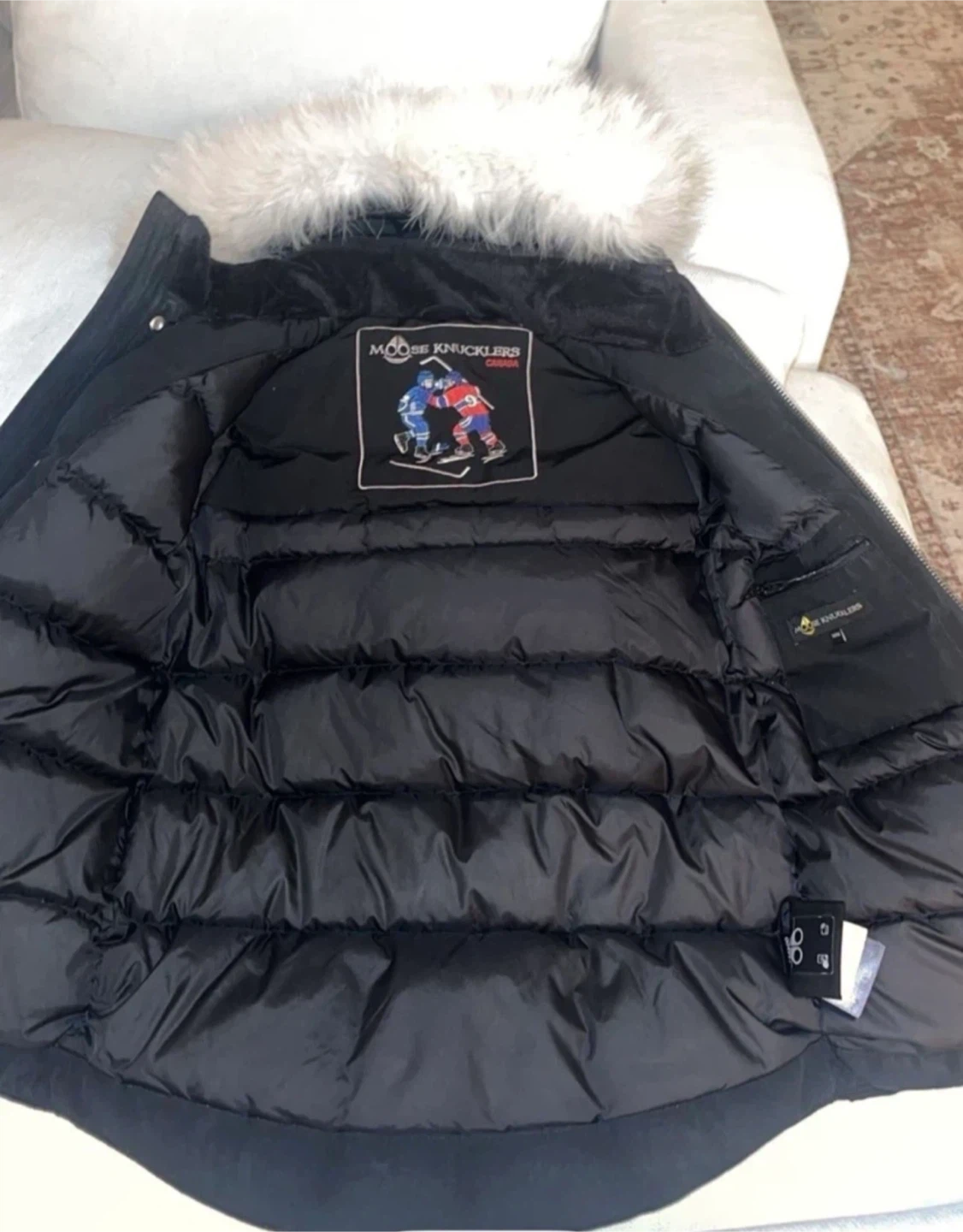 Moose Knuckles Black Down Parka - photo 2