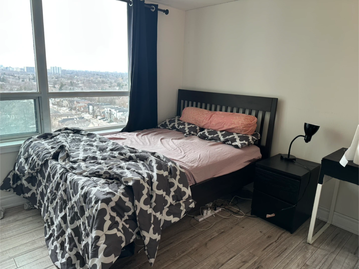 Double Bed + Mattress+ Side Table  All In