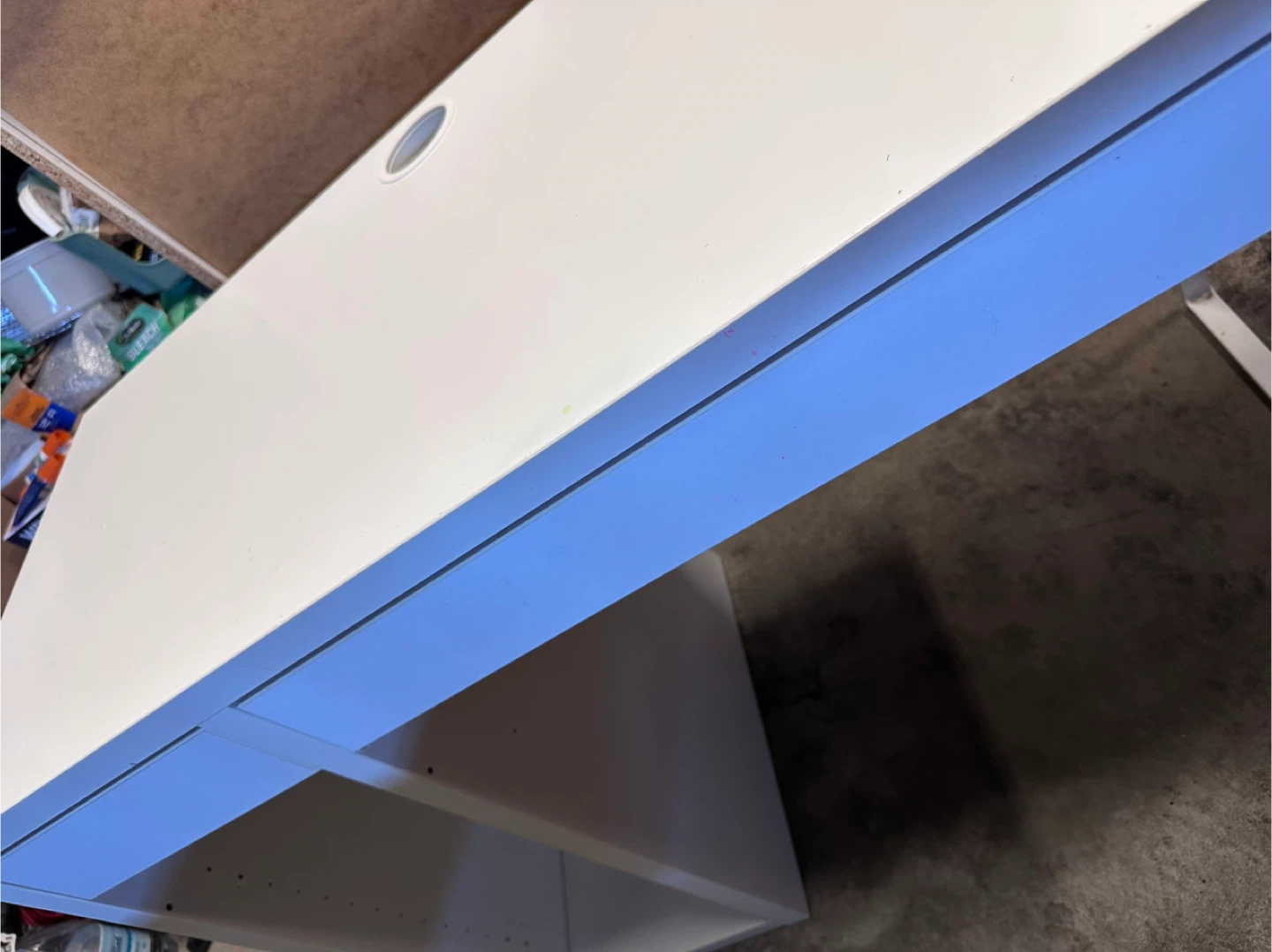 IKEA MICKE Desk - White with free chair - photo 2