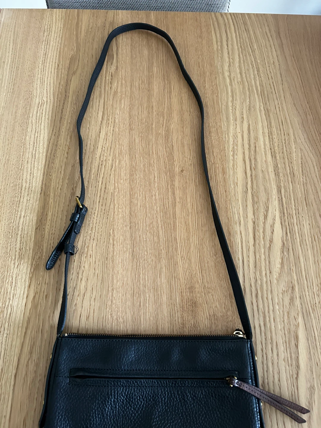 Fossil Black Leather Crossbody Bag - photo 2