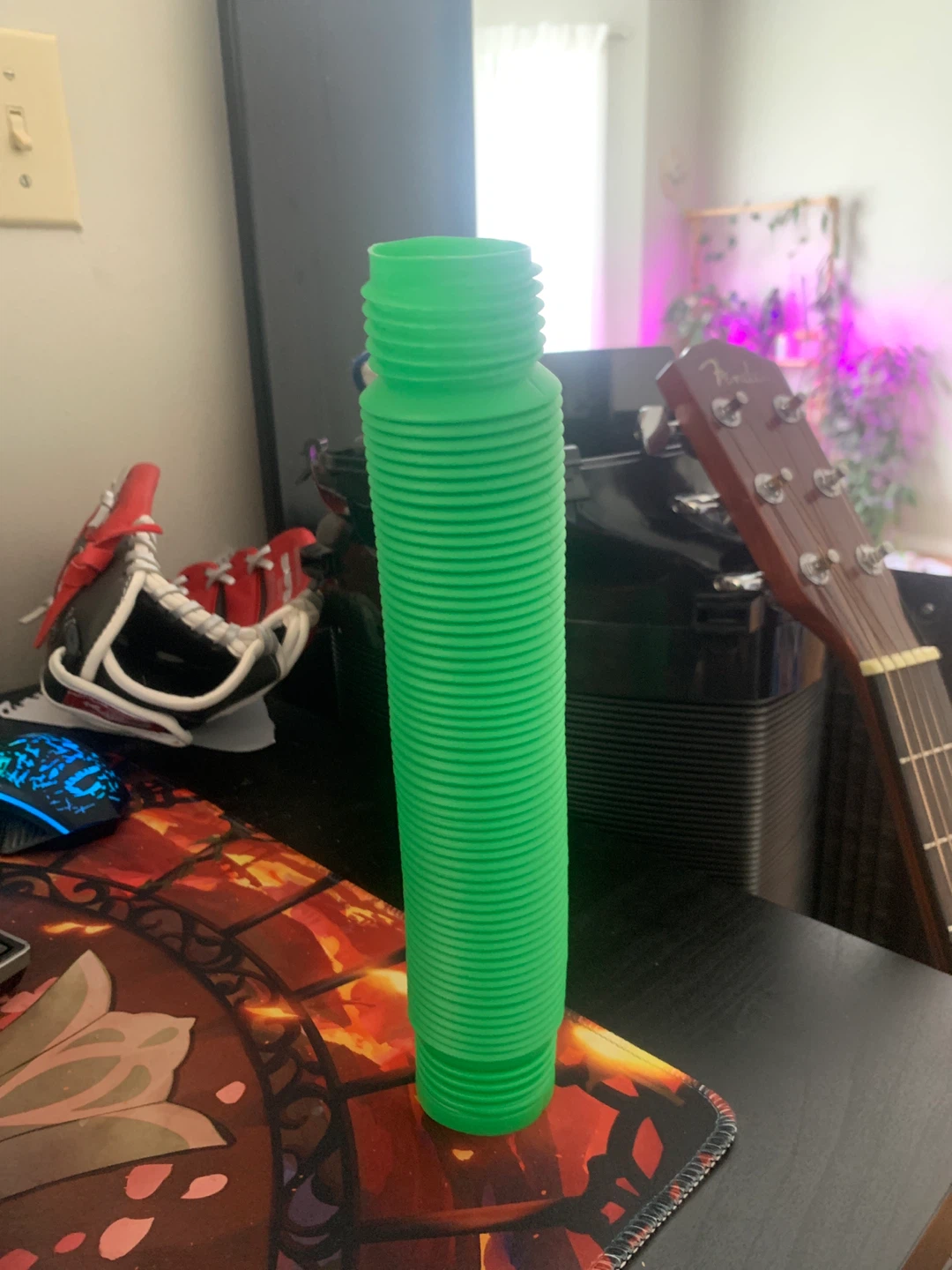 Green Expandable Sensory Tube Toy - photo 2