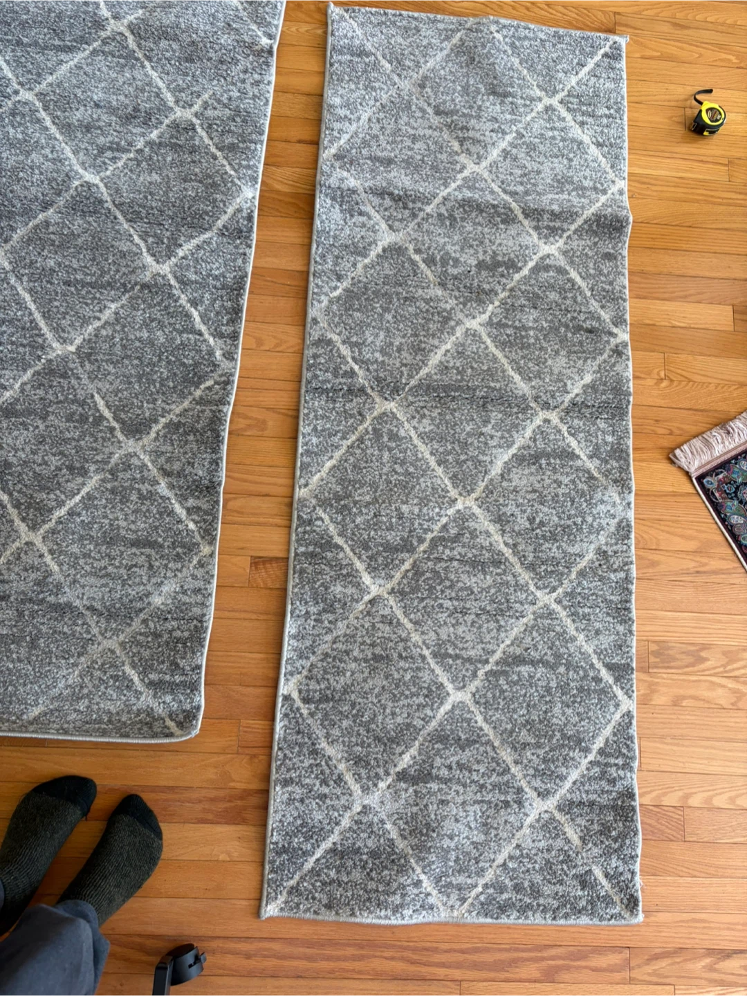 Torino Runner Rug - 66 cm x 183 cm Gray