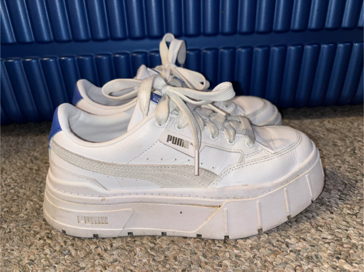 Puma White Platform Sneakers