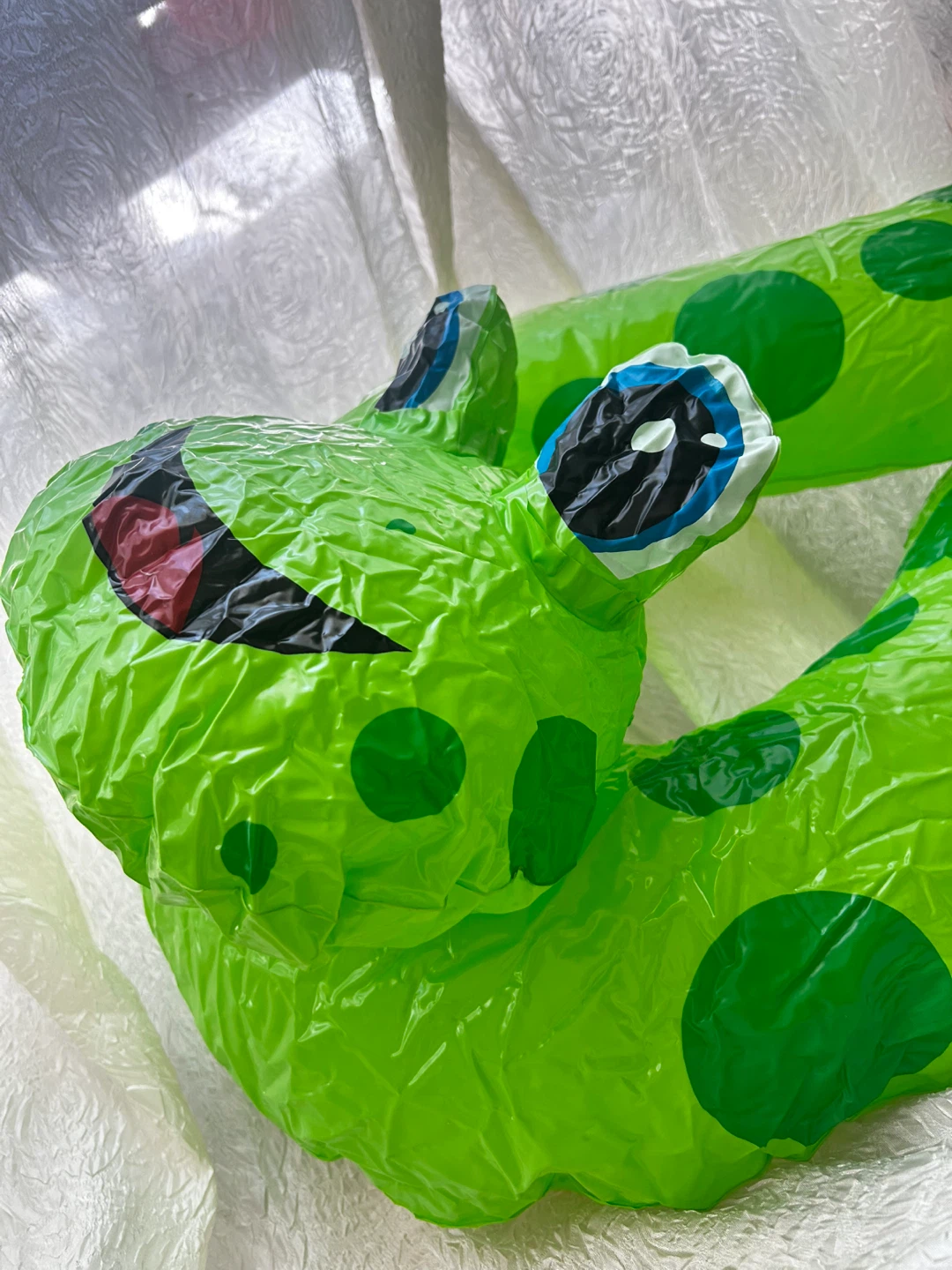 Inflatable Frog Swim Ring for Kids