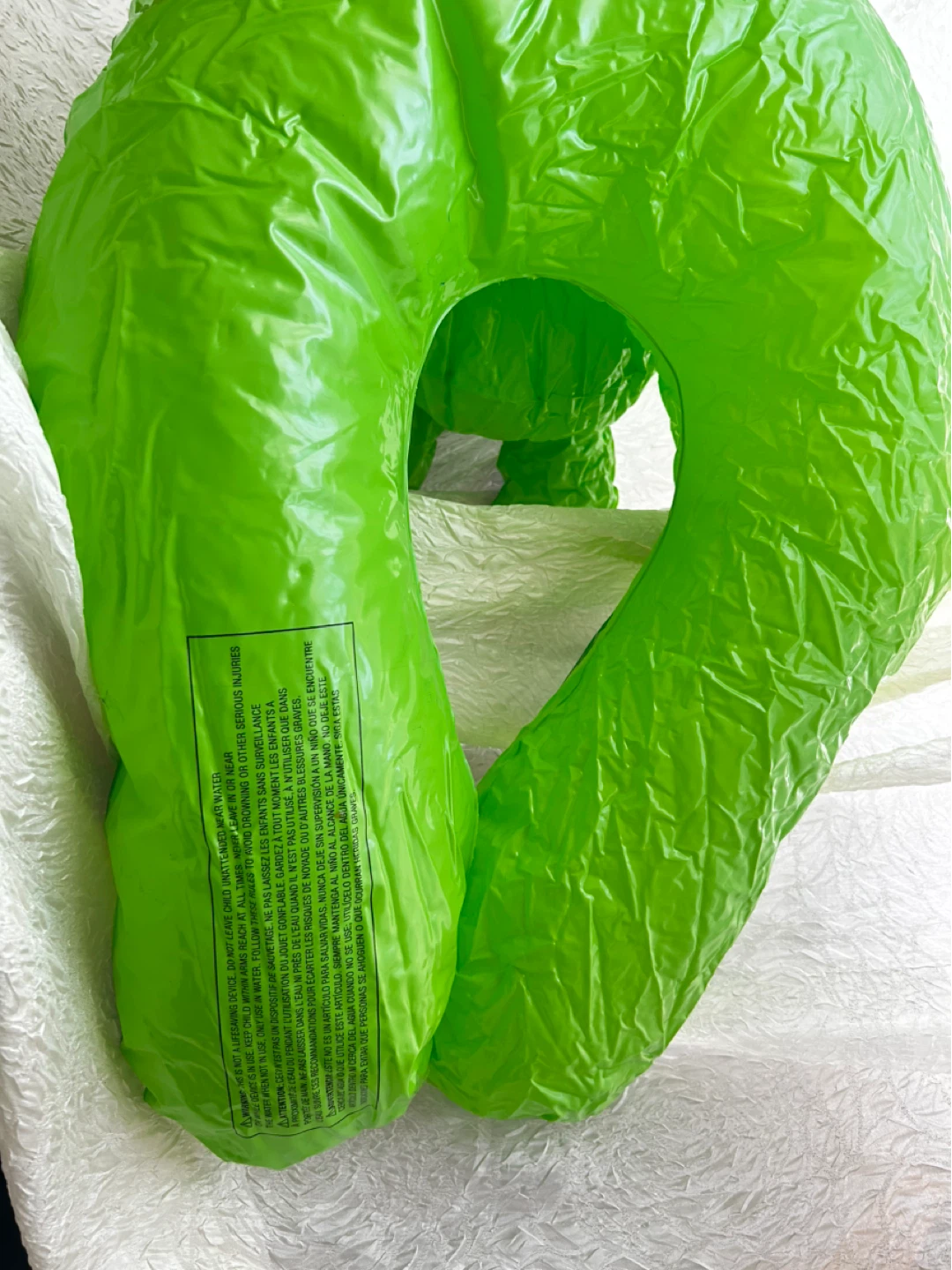 Inflatable Frog Swim Ring for Kids - photo 4