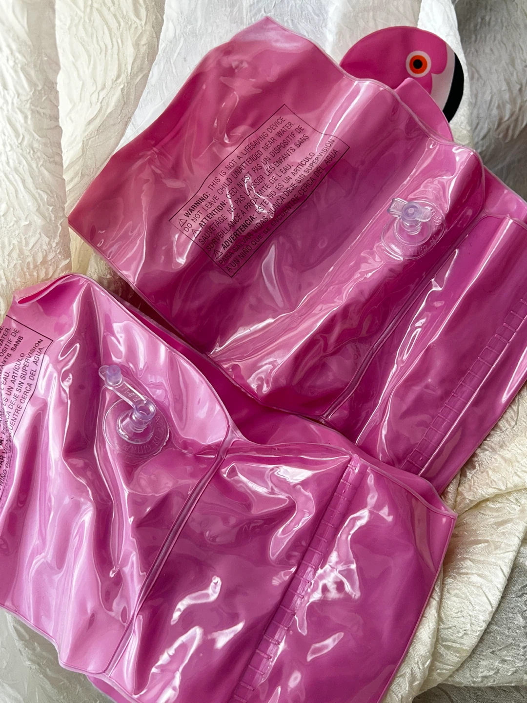Pink Flamingo Inflatable Arm Floats - photo 4