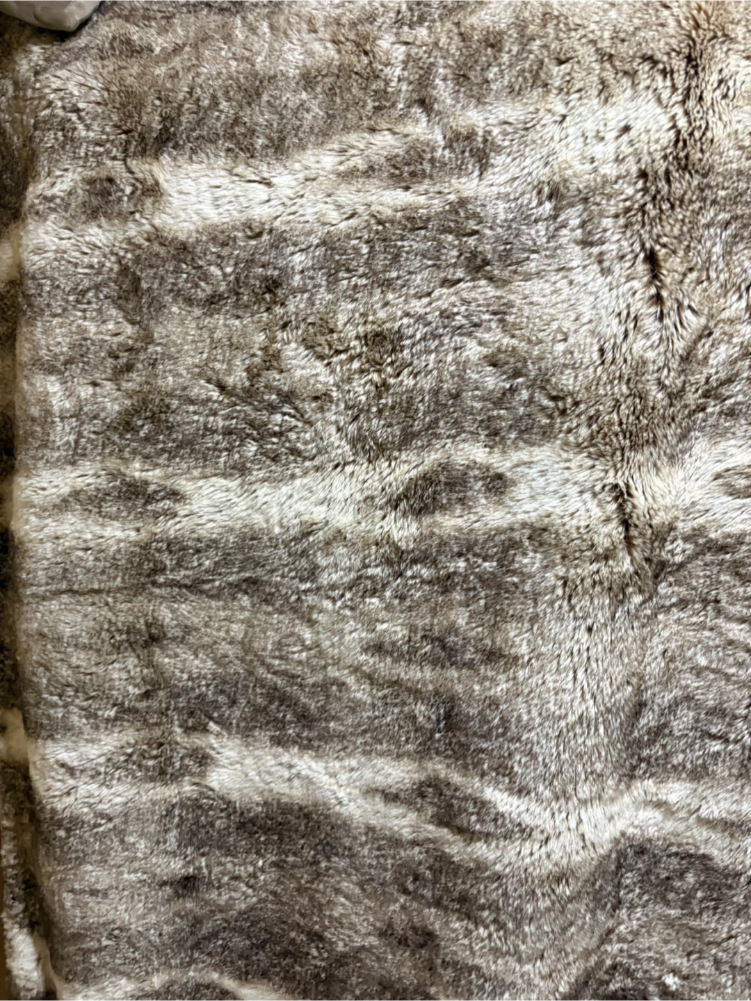 Pottery Barn Faux Fur Throw Blanket