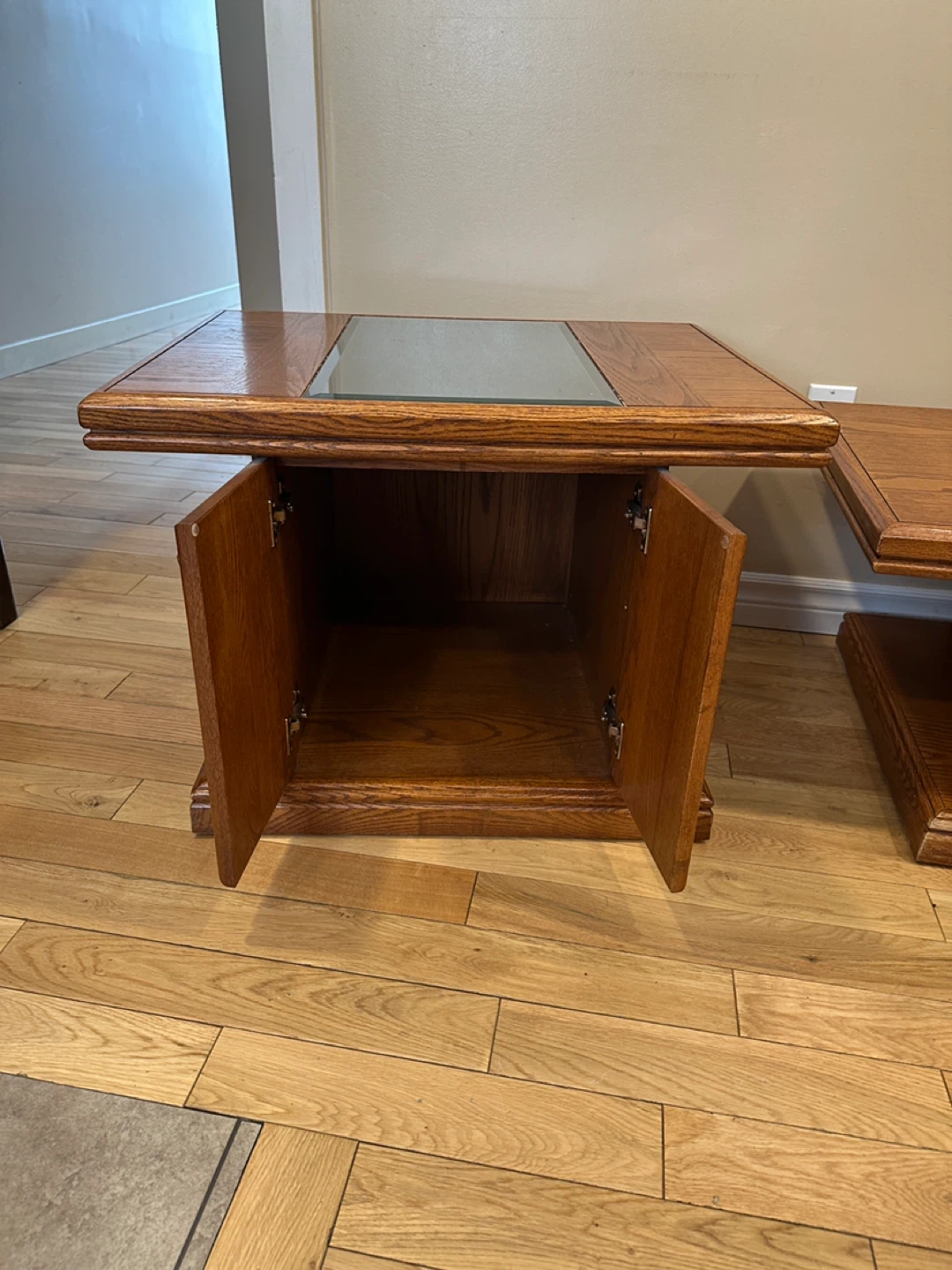 Palliser Oak Wood Coffee Table & Side Tables Set (3-Piece) - photo 4