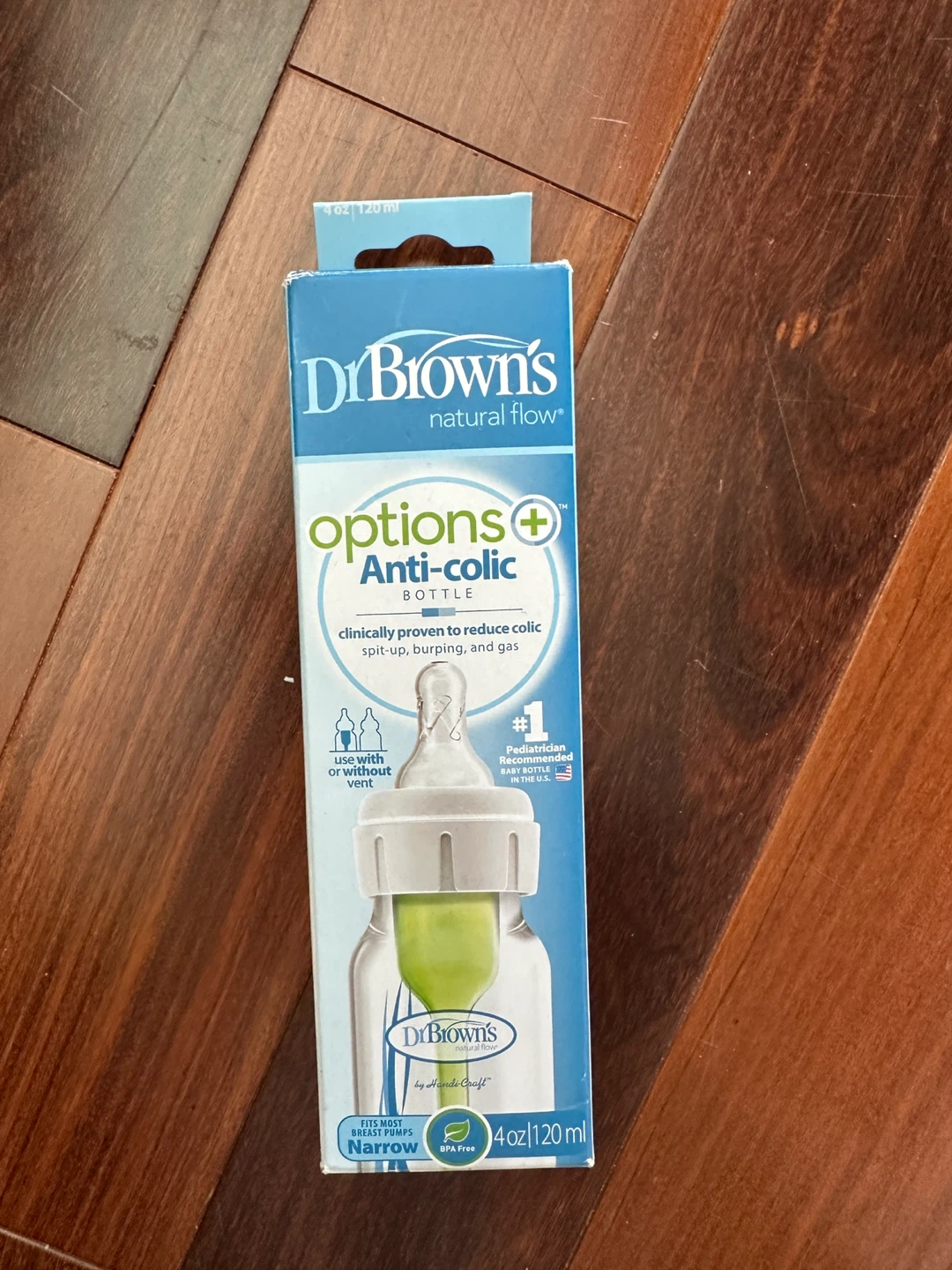 Dr. Brown's Options+ Anti-Colic Baby Bottle 4 oz / 120 ml
