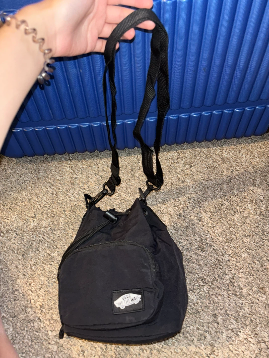Vans Black Drawstring Bucket Bag - photo 2