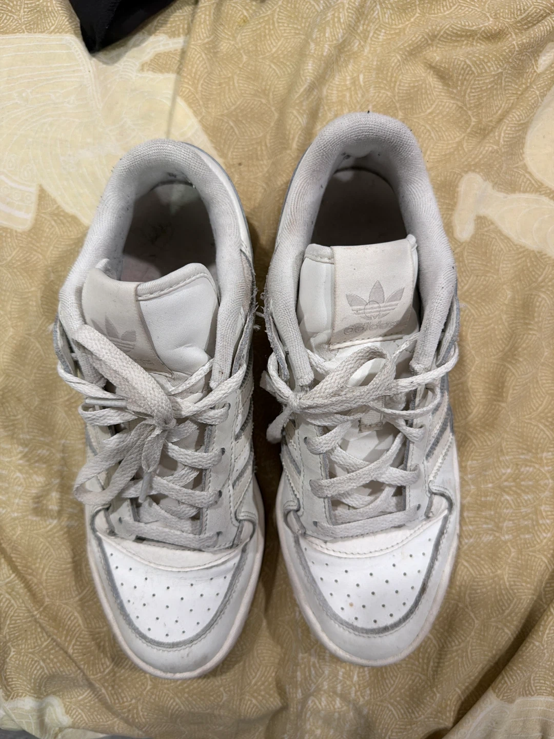White Adidas Forum Low Sneakers - photo 3