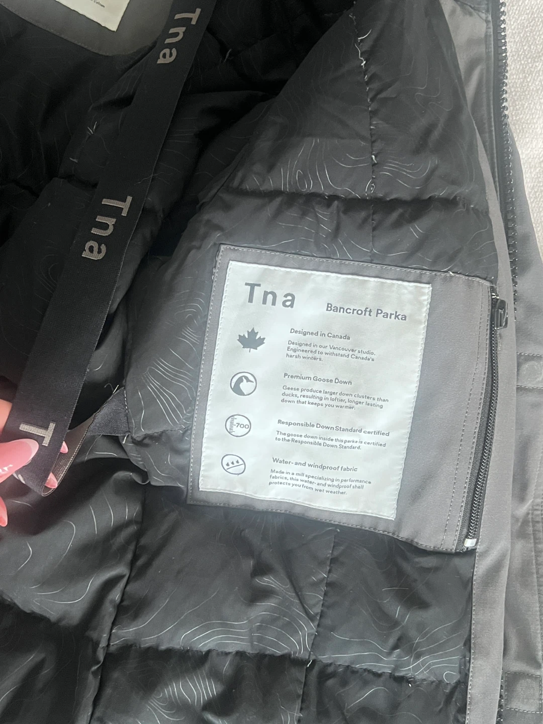 Tna Bancroft Parka Grey Size M - photo 4