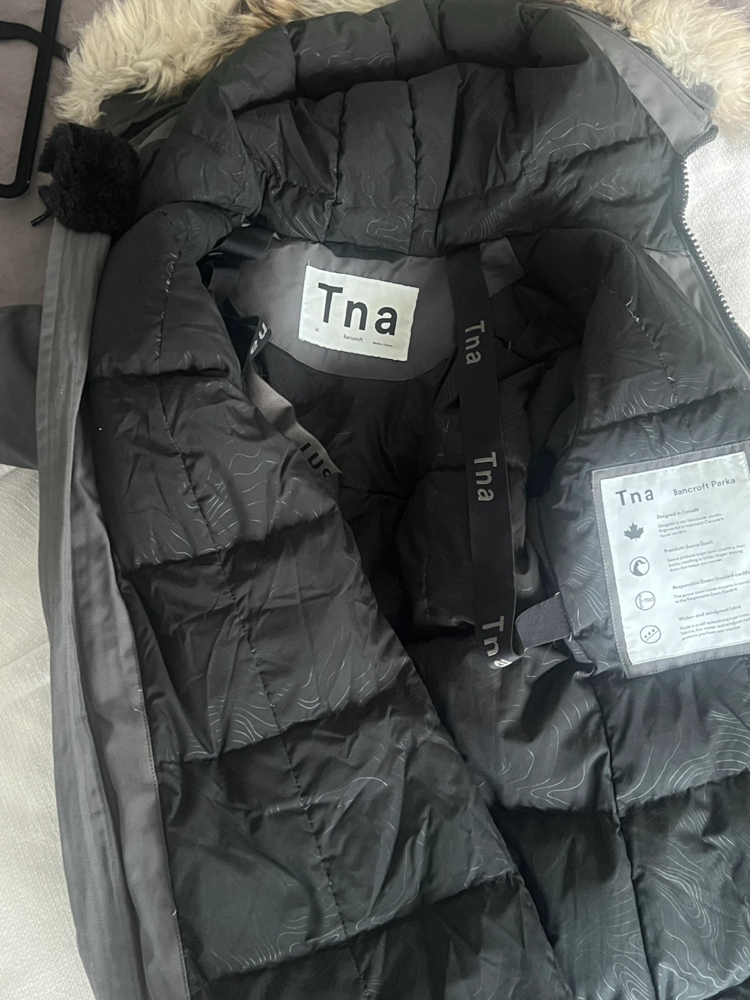 Tna Bancroft Parka Grey Size M - photo 5