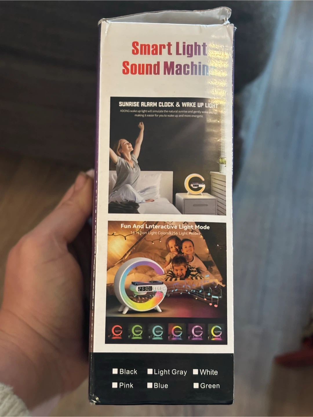 🧡NEW IN BOX Smart Alarm Clock + Sound + Wireless Charging - photo 4