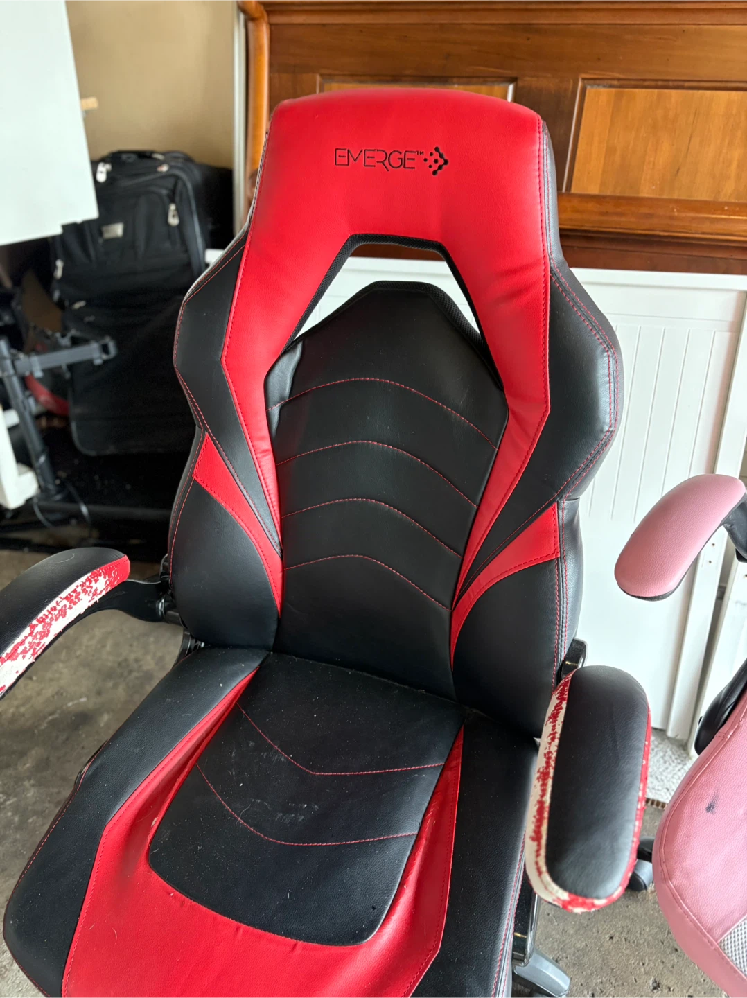 EMERGE Gaming Chair - Red and Black