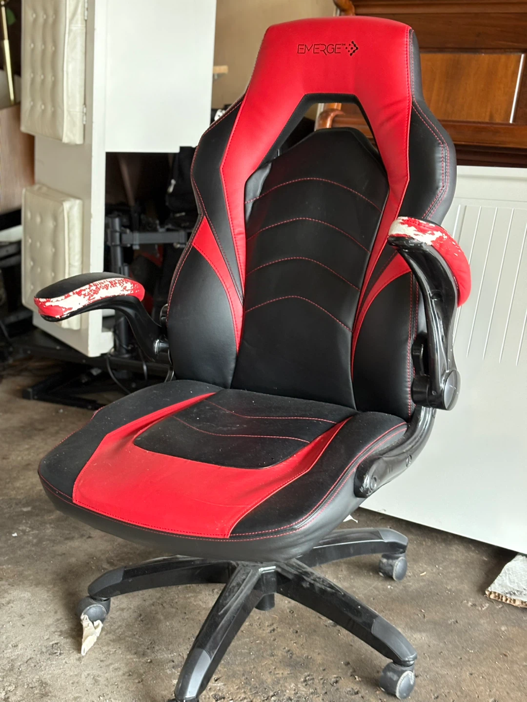 EMERGE Gaming Chair - Red and Black - photo 5