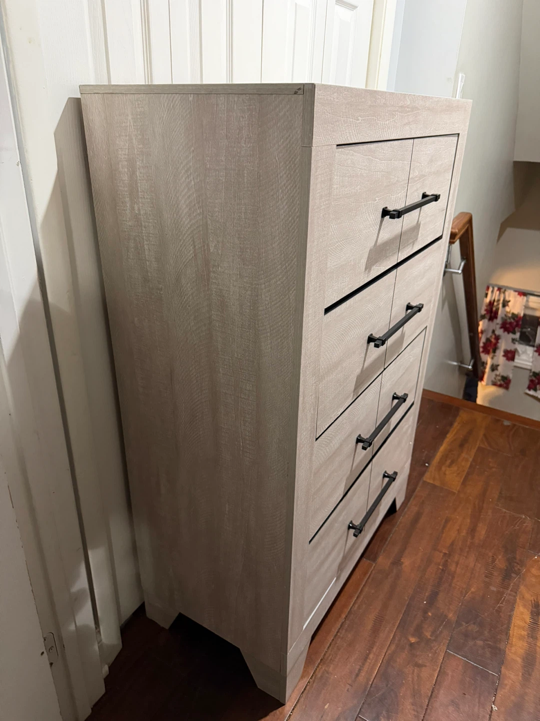 Whitewash Wood Bedroom Set - Dresser, Nightstand, Chest - photo 3