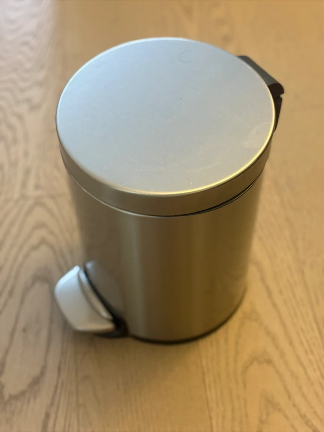 Brushed Stainless Steel Step Trash Can
