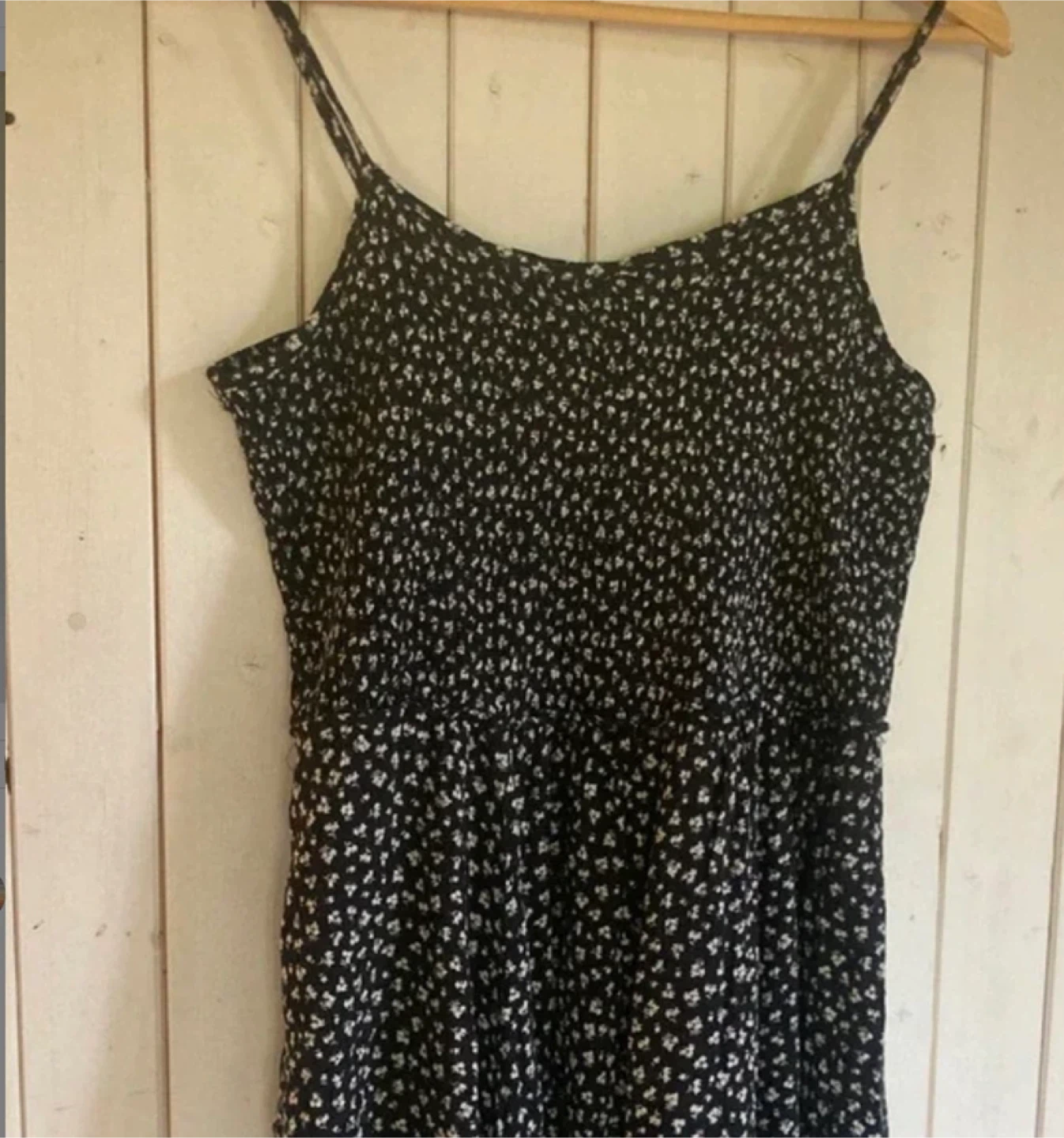 Floral Print Spaghetti Strap Fit & Flare Dress - photo 4
