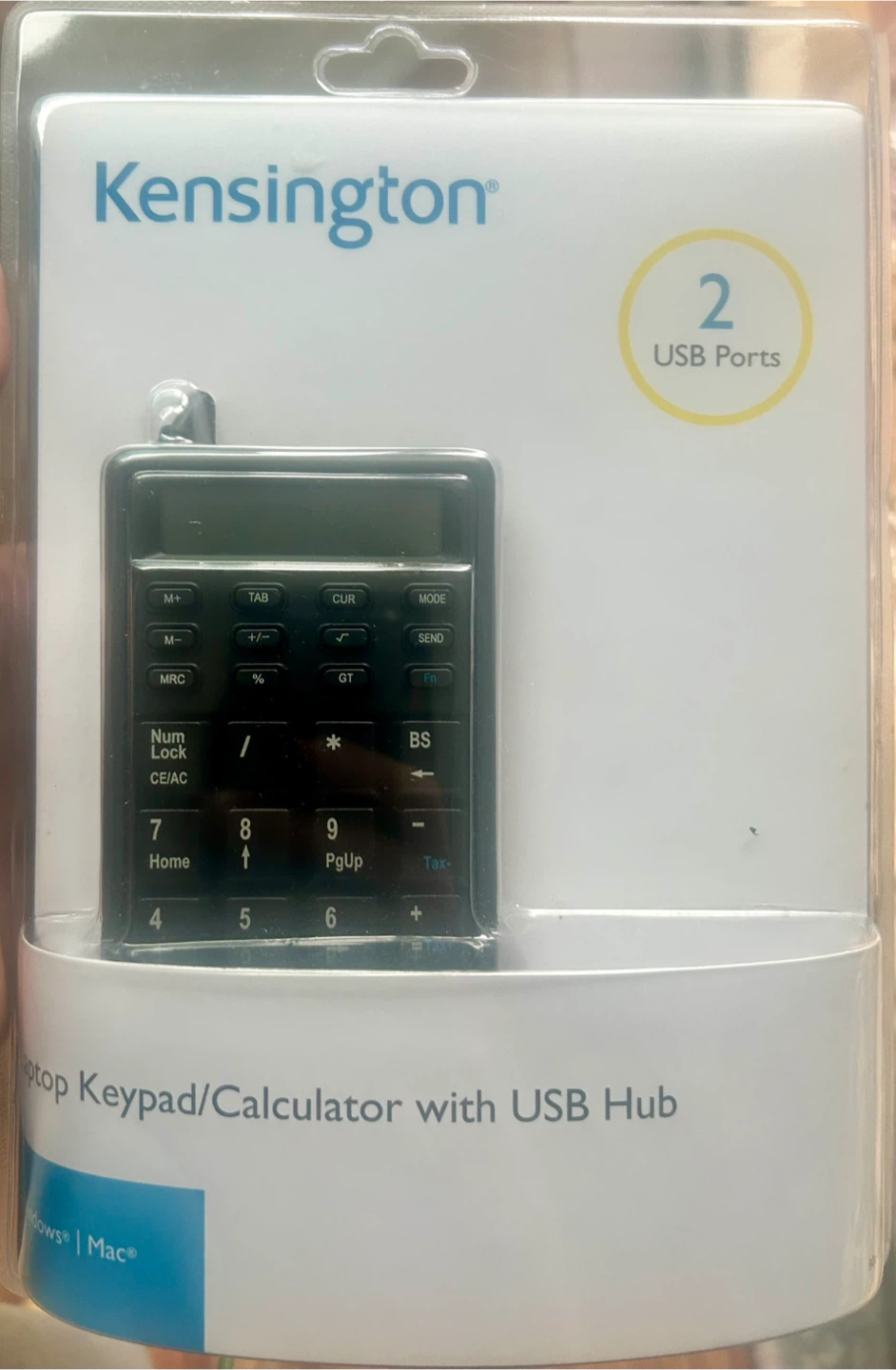 Kensington Laptop Keypad/Calculator with USB Hub.