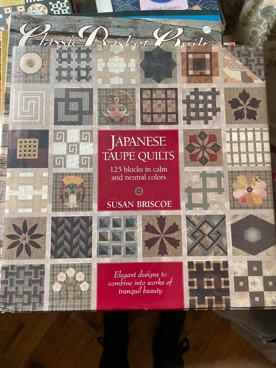 Japanese Taupe Quilts Book by Susan Briscoe