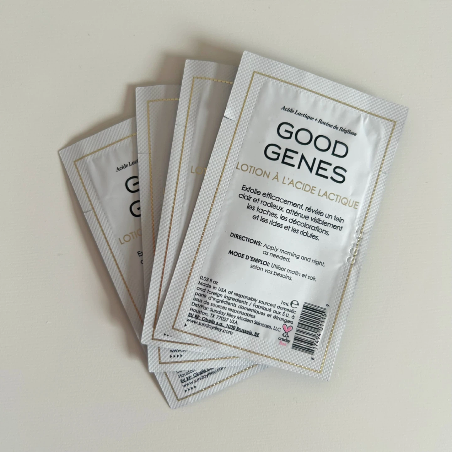 Sunday Riley Good Genes Lactic Acid Treatment Packs (4) - photo 2
