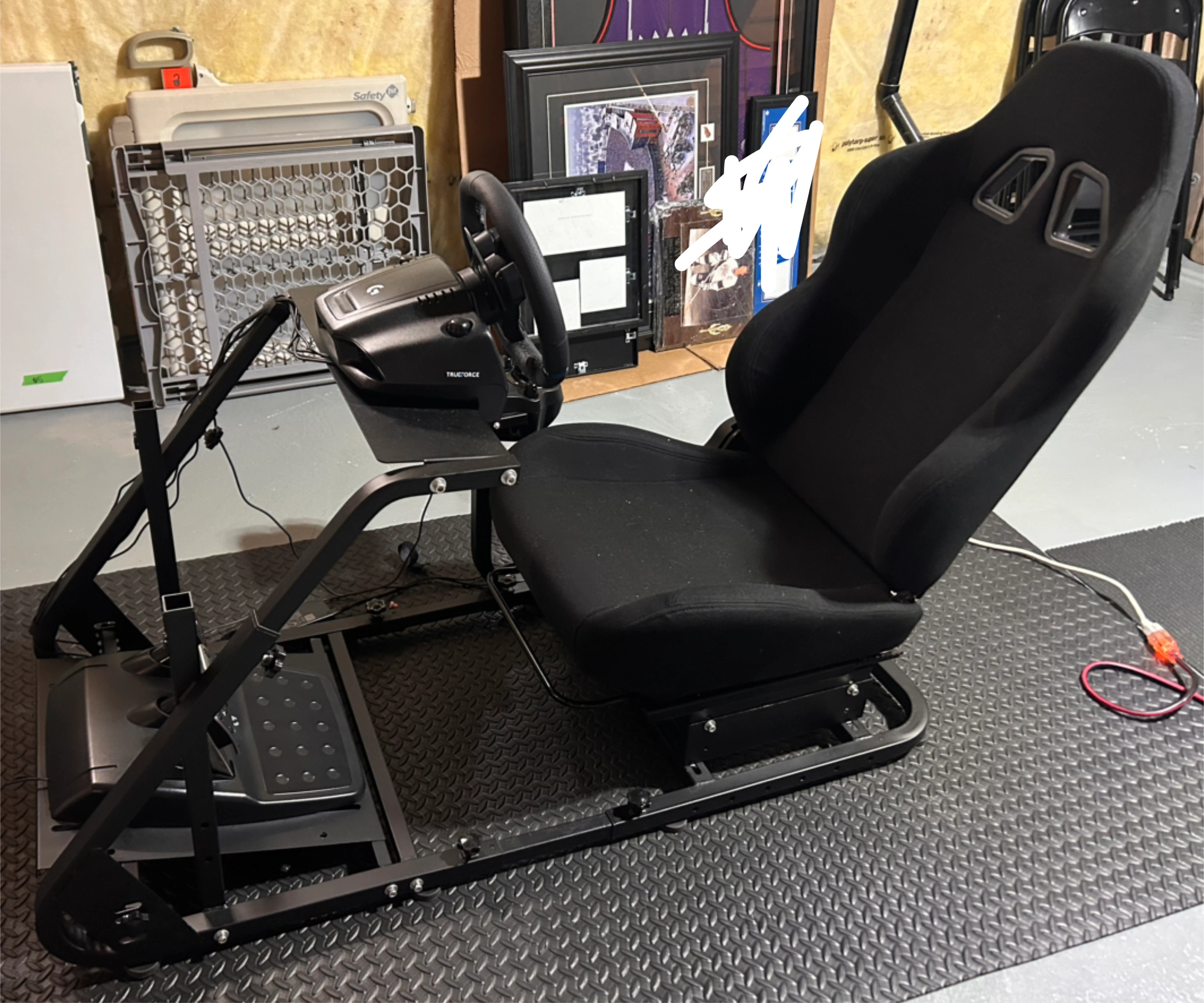 Racing Simulator with Logitech Wheel/Pedals