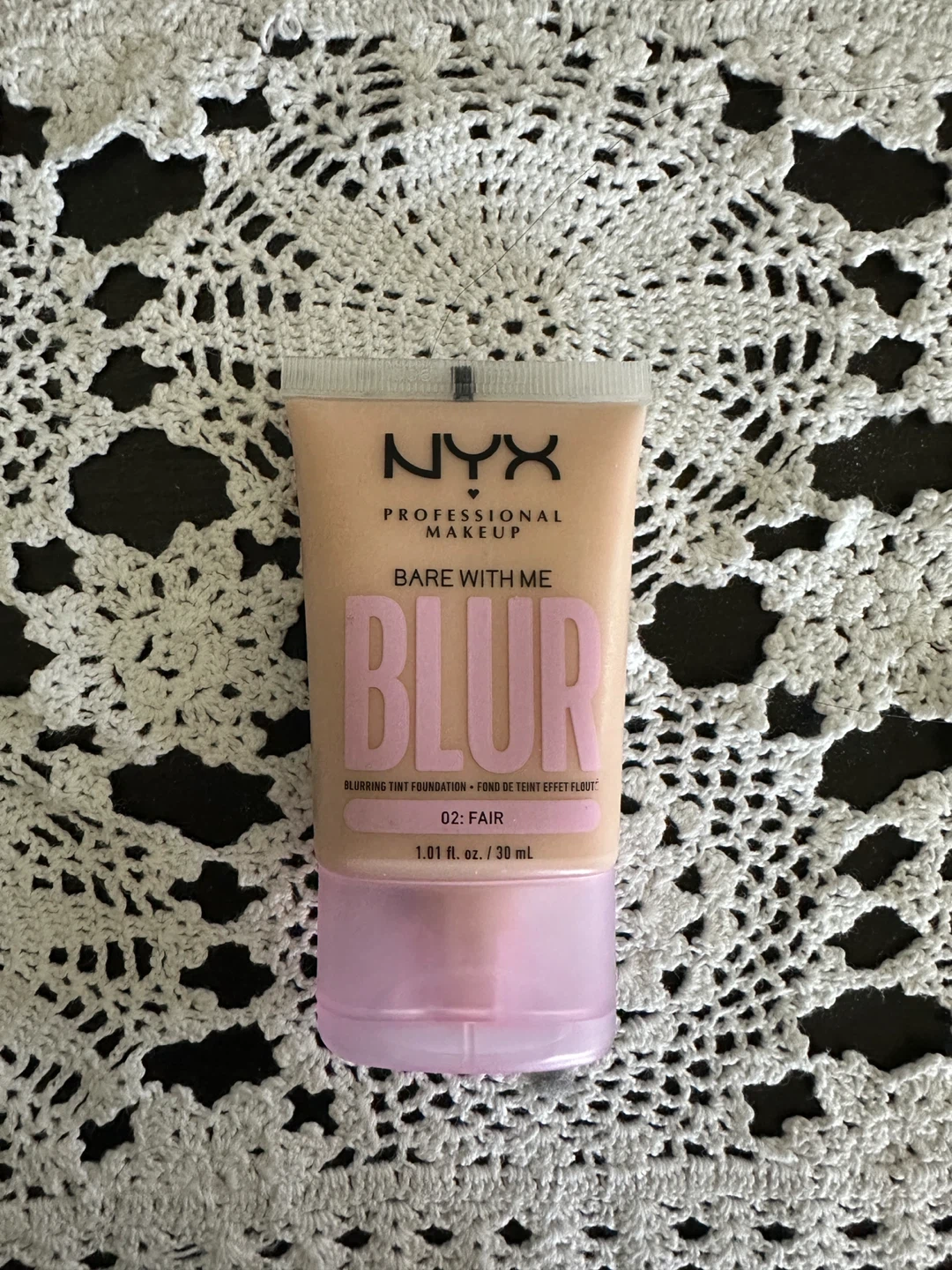 NYX Bare With Me Blur Blurring Tint Foundation 02 Fair