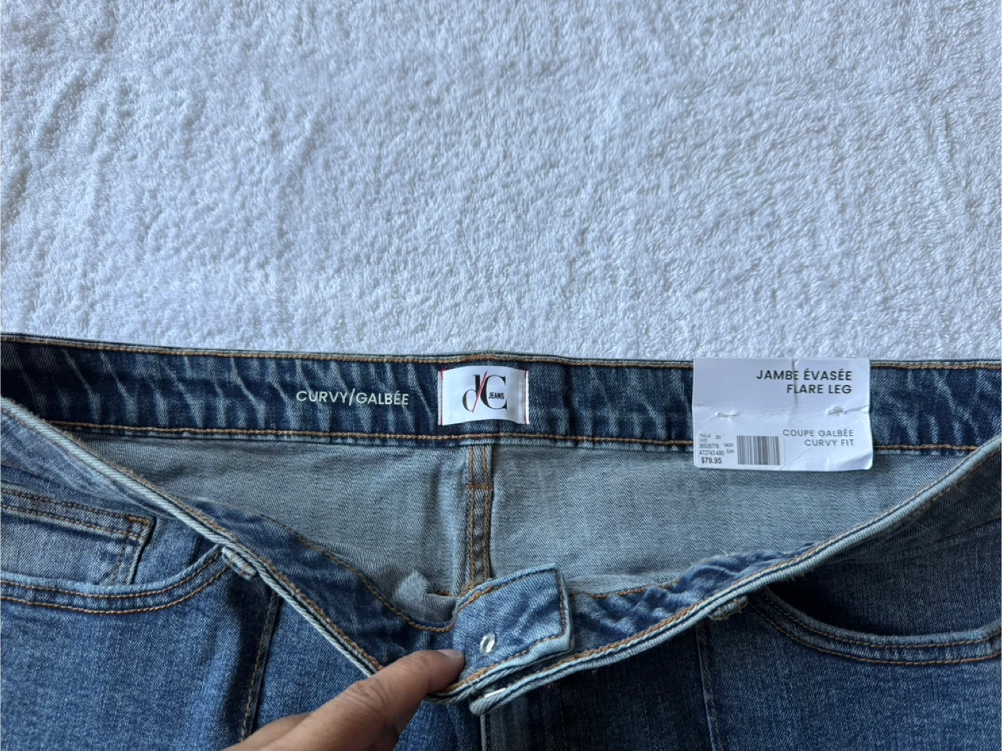 DC Jeans Curvy Galbée Flare Leg Jeans Size 20 - photo 3