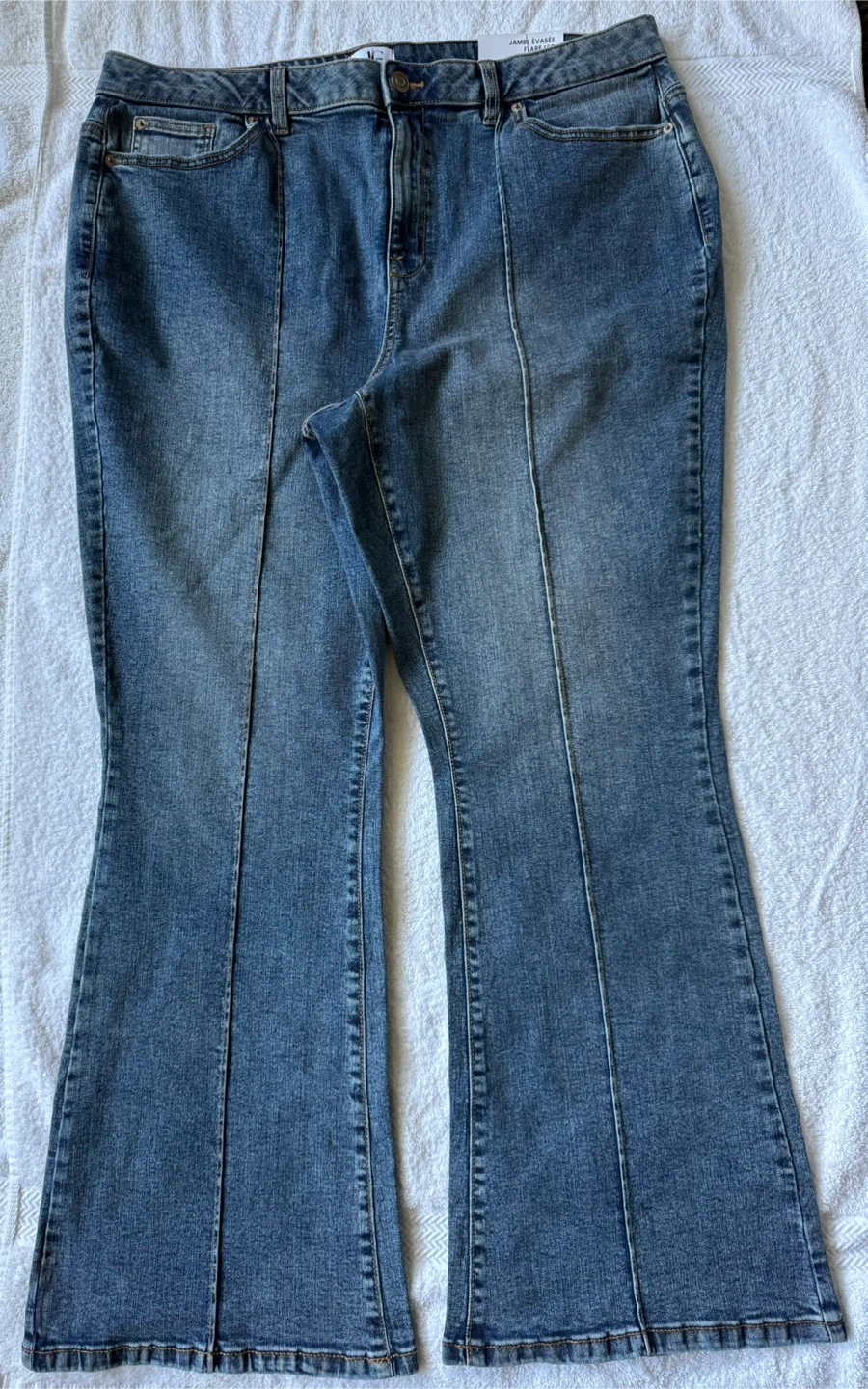 DC Jeans Curvy Galbée Flare Leg Jeans Size 20