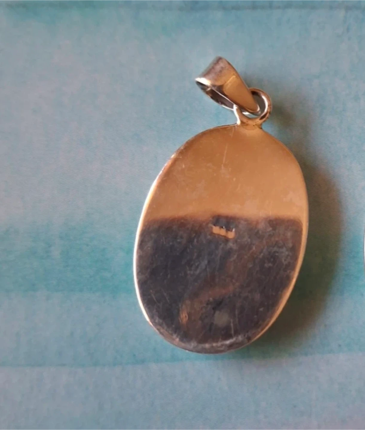 Turquoise pendant (silver stamped 925) - photo 3